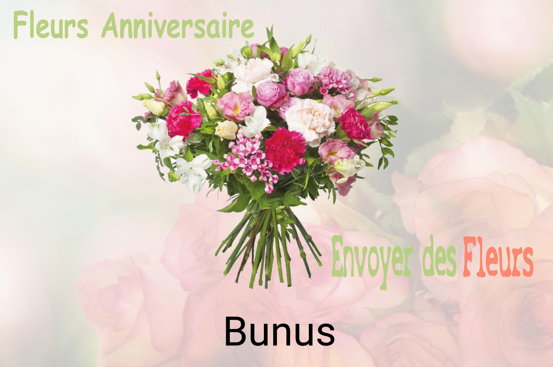 Bouquet de fleurs d’anniversaire livré à Bunus